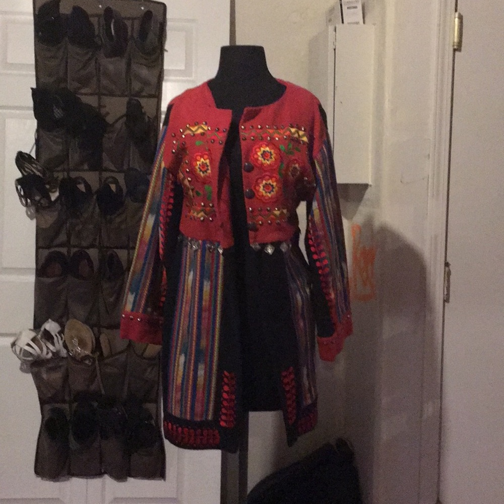 Multicolored fashion jacket